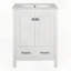Meuble-lavabo de salle de bain avec lavabo intégré avec portes à fermeture en douceur et structure robuste-116872060