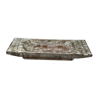 Allisan Handmade Wood Decorative Bowl 1