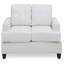 Causeuse charmante et transitionnelle blanche-129419459