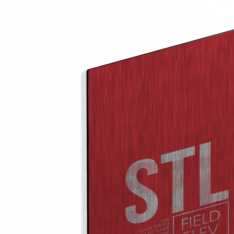 Trinx «STL ATC» par O8, art mural en métal, H 16 po x l 12 po