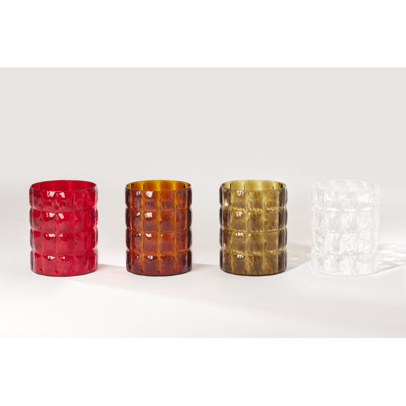 Matelassé Table Vase, Amber