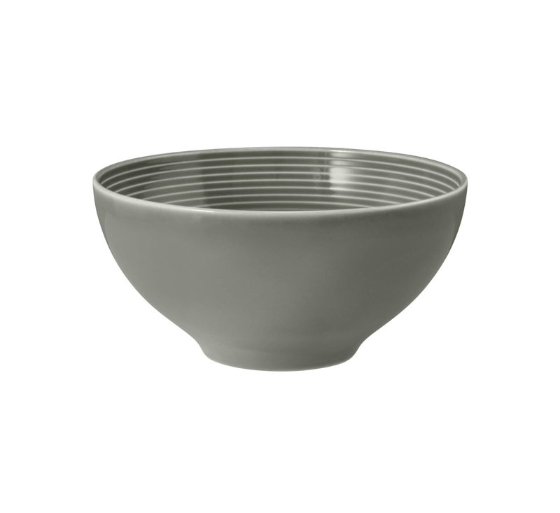 Zaydaan Porcelain Cereal Bowl, Gray