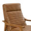 Fauteuil inclinable à accoudoirs en bois-82472934