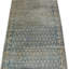 3x8 Ivory and Blue Traditional Runner