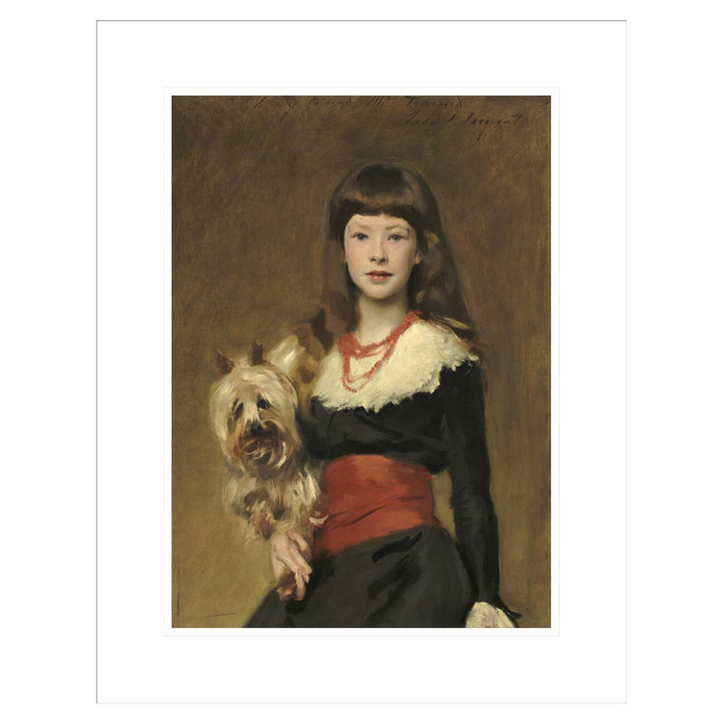 «Miss Beatrice Townsend» par John Singer Sargent, impression giclée encadrée, H 21,75 po x l 17,15 po