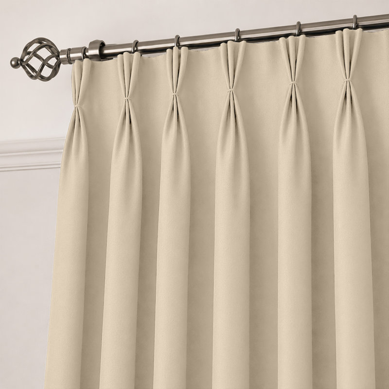 Room Darkening Curtain Panel Pair, 168 cm Width X 137cm Height