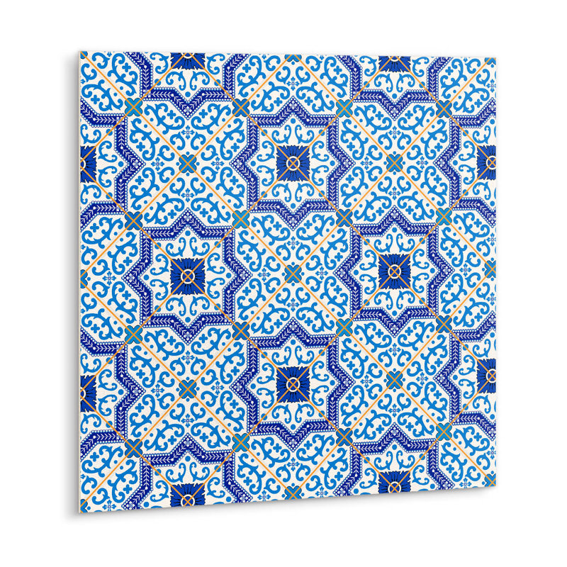 Astasis 50 x 100 cm PVC Tile in Blue
