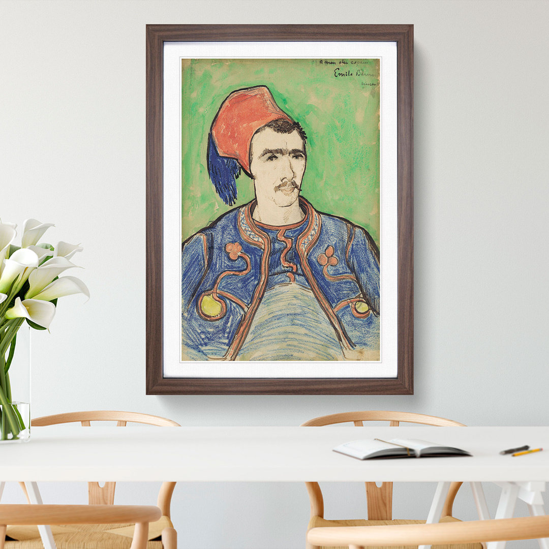 The Zouave by Vincent Van Gogh - Picture Frame Painting