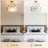 3 - Light Glass Flush Mount Ceiling Light For Kitchen Bedroom Entryway Hallway
