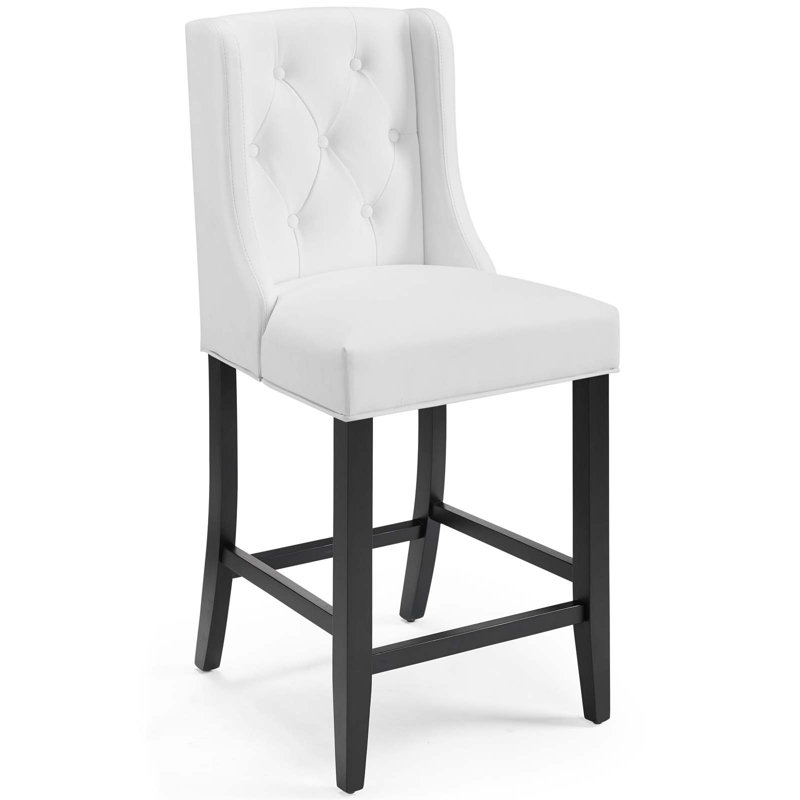 Baronet Counter Bar Stool Faux Leather