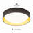1 - Light Simple Design Classic LED Energy Saving Dimmable Flush Mount Ceiling Light-743209308-711476869