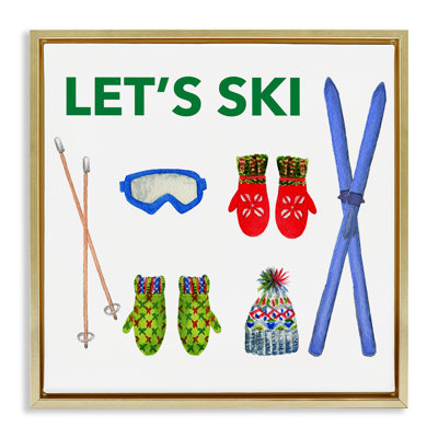 «Let's Ski on White» par Melissa Hyatt