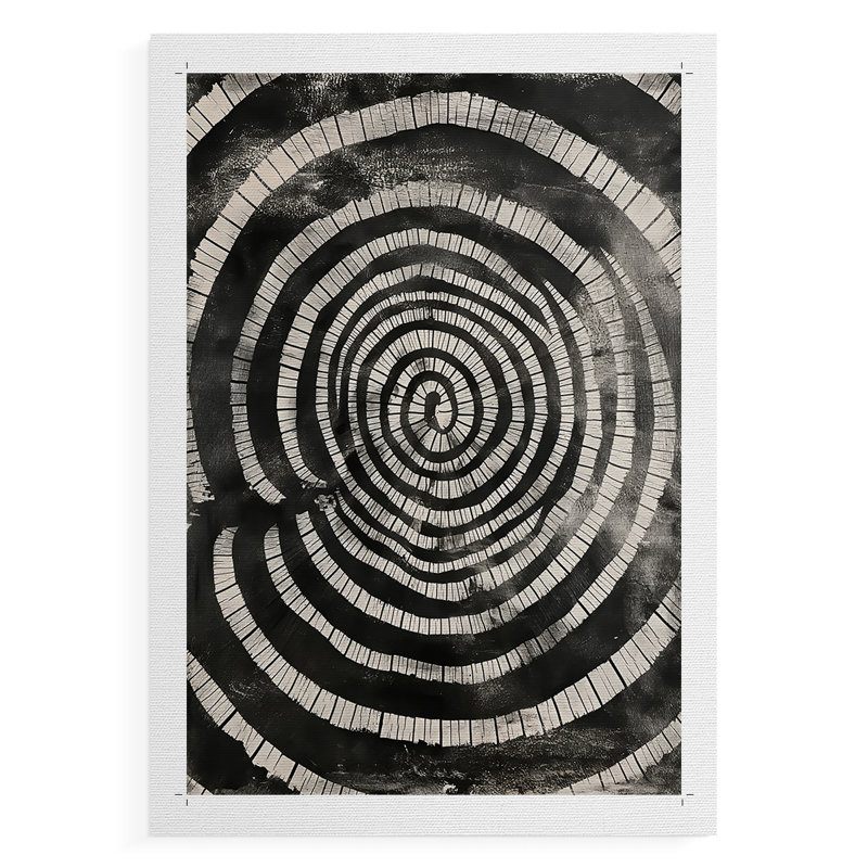 Série ABSTRACT CXCVI - Impression sur toile seulement - NON CADRE, H 27 po x l 18 po