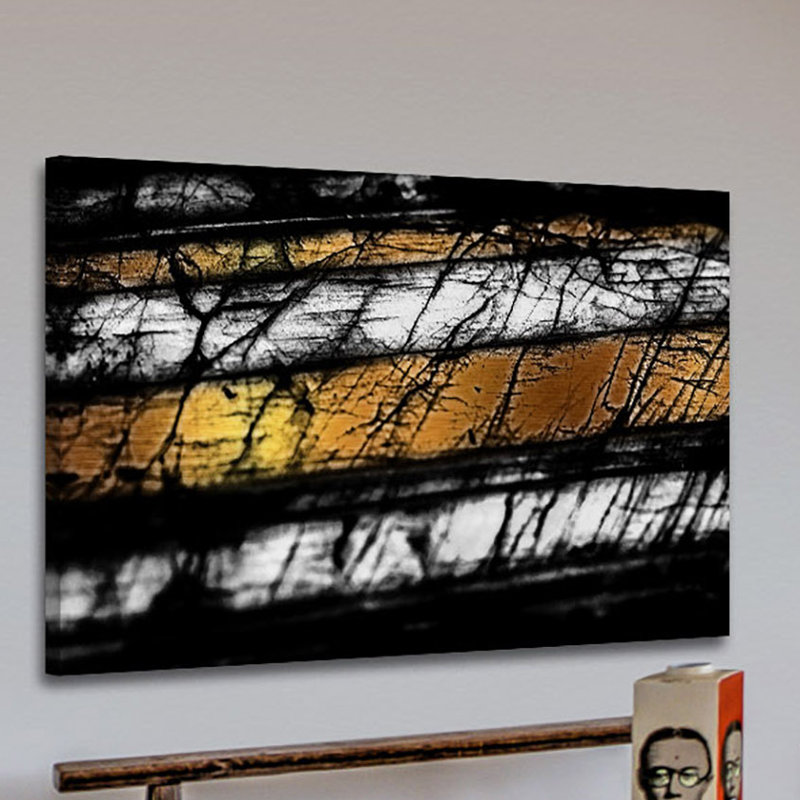 " Black Threads " Print, 24" H x 36" W x 1.5" D