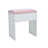 Vanity Desk Set with Cushioned Stool