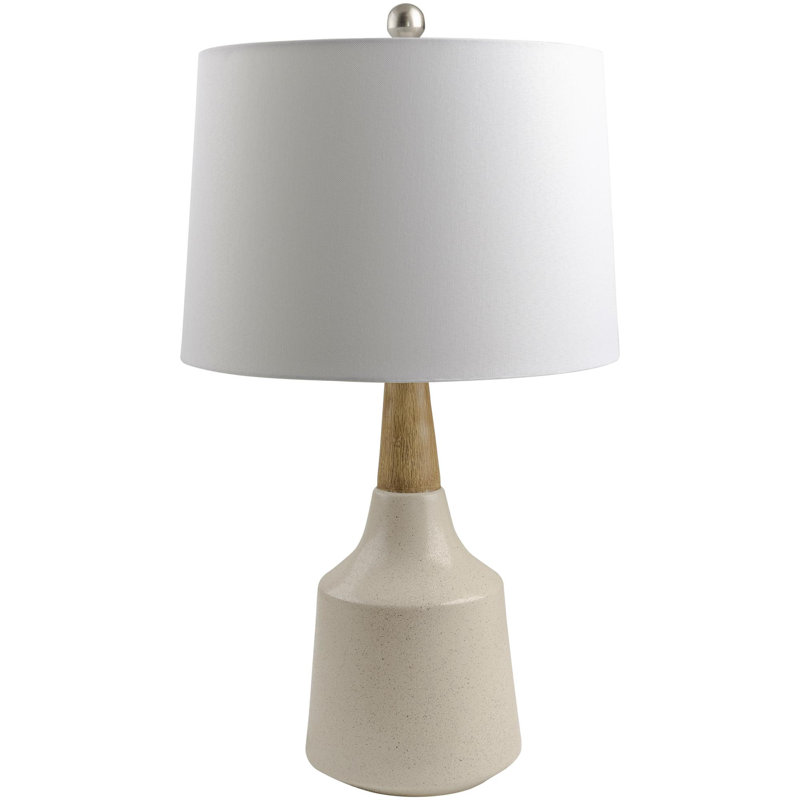 Lampe de table 26 "Scotia, Crème, crème, Beige