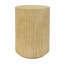 Table d'appoint cylindrique Mgo, texture bois