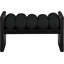 Boucle Fabric Wood Bench-1229286186-1229286189