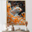 Orange blanc, corail, poisson, corail-106114016-136103761