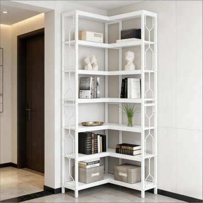 Étagère Nordic, bibliothèque de coin