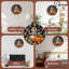 Horloge d'Halloween avec citrouilles d'Hirondelle
