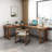 Tan Rectangular Solid Wood desks-803410154-803410152