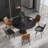 Round Stone Dining Table for Modern Living Room, Home-685046074-685046075