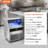 VEVOR 320 lb. Daily Production Cube Clear Ice Freestanding Ice Maker