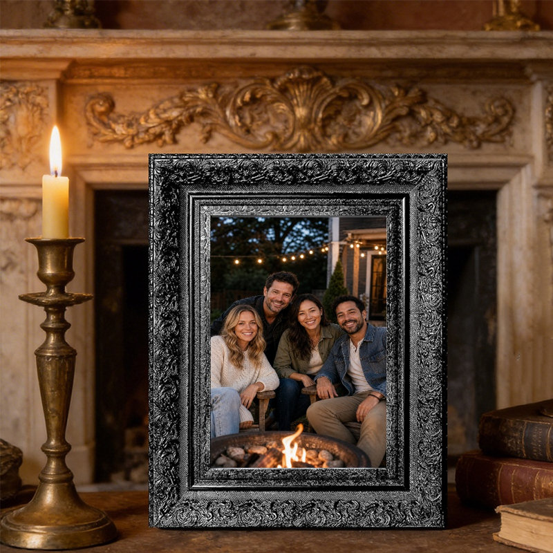 5" x 7" Black 1PC Desk Picture Frame for Office Decor