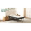 Lit pliant extra long de 75 po x 38 po pour les personnes de grande taille, lit d'invité robuste avec capacité de 450 lb avec matelas en mousse à mémoire de forme, lit simple portable peu encombrant