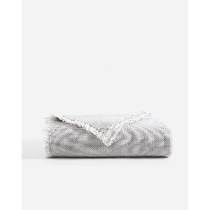 Muslin Cotton Quilt, Queen Quilt, Fog