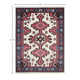 Matteson Hand-Knotted Area Rug in Red/White/Blue