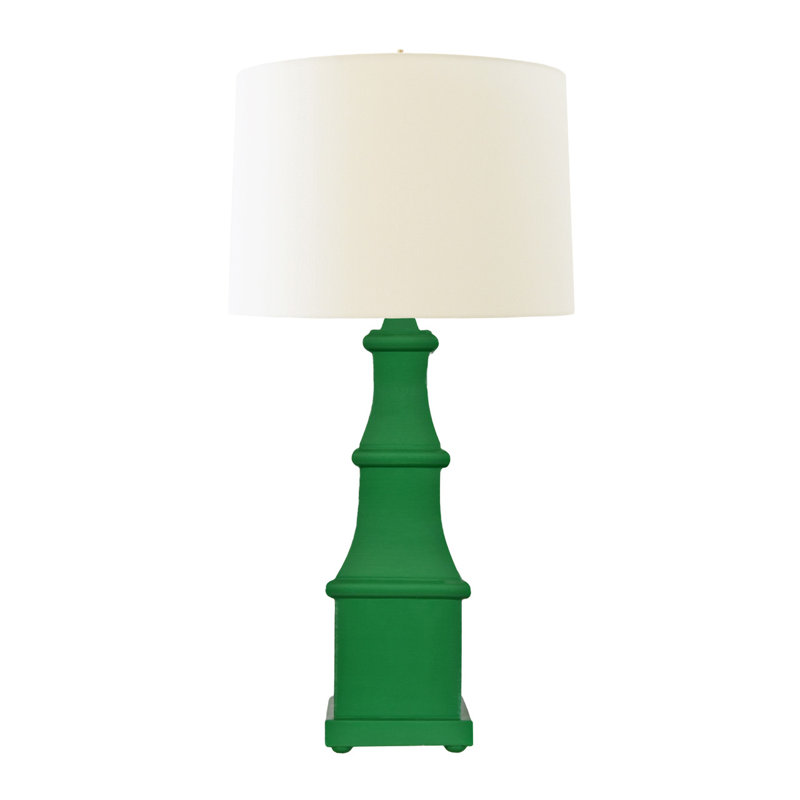 Allegra Table Lamp, Kelly Green