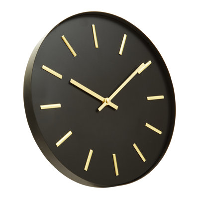 Amberson Metal Wall Clock