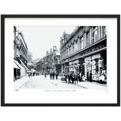 King's Lynn, High Street 1908 by Francis Frith - Single Picture Frame Print