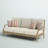 Arikka 81'' Wide Straight Eucalyptus Patio Sofa with Cushions