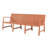 Havana Patio Polypropylene 3-Seater Sofa with Slatted Design-1750232130
