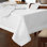 La Classica Solid Color Linen Tablecloth