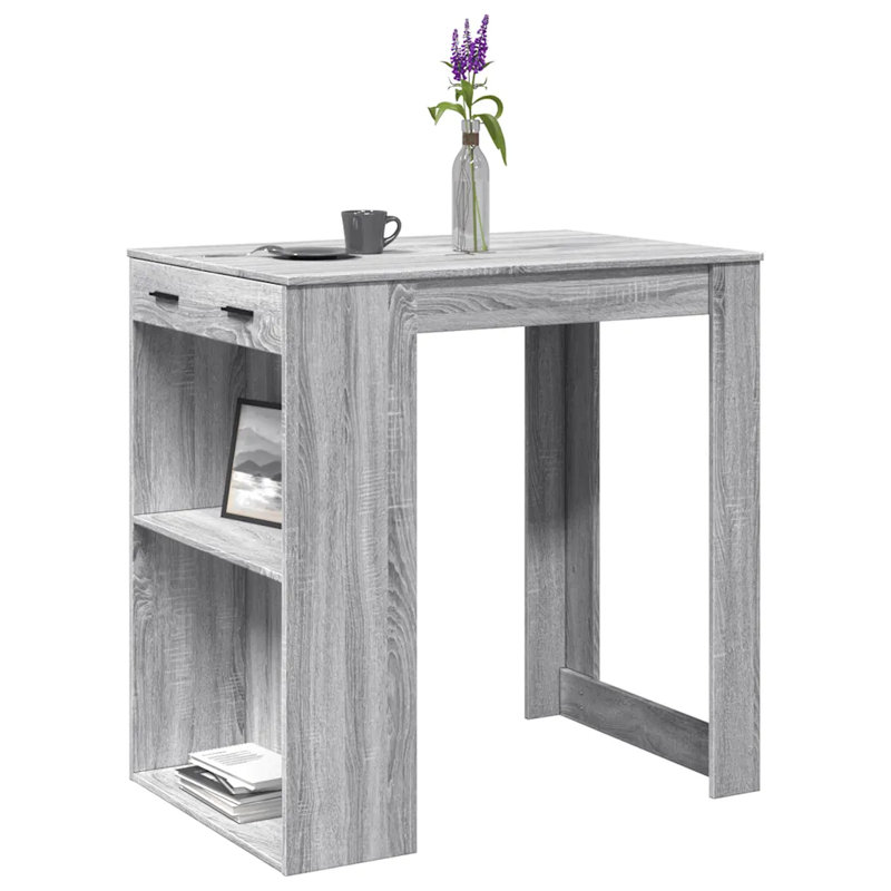 51-9 Dining Table, Grey/Sonoma