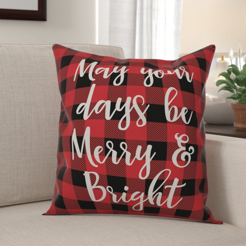  Coussin May May Days Be Merry, Housse de coussin