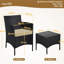 Argonne 2 Seater Rattan Conversation Set-172367421