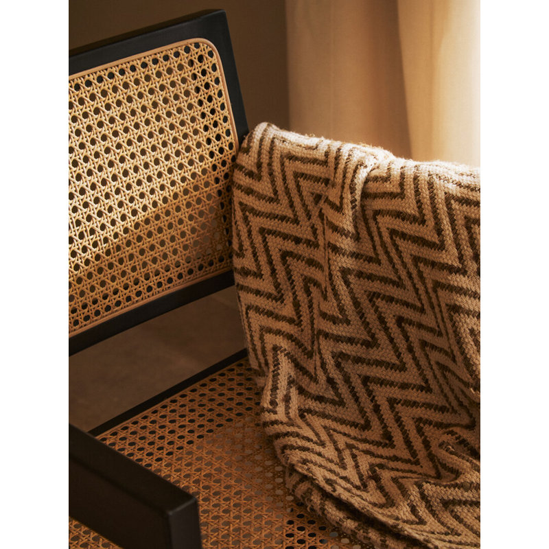 Side Chair in Black, Natural