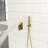Gold Shower Head - 10 Inch Ceiling Mount Dual With Valve, Rainfall And Handheld, Easy Installation Cleaning System & Cleaning, -Balanced Handheld-127676703