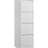 Pantelia Metal Office File Cabinet With Lock - 4 Drawers For Organized Storage Fits A4 Legal/Letter Size White Drawer Secure Document Holder-121505466