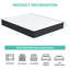 Matelas moyen en mousse viscoélastique 8 "Costway-67822889