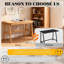 Bureau en bois et bambou