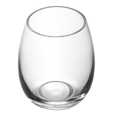 Restaurantware-Vetri 15 verres à vin de 15 onces, 24 verres à vin sans pied lavables - sans plomb, durables, en verre transparent, pour la maison, le bar ou le restaurant, servir le merlot, le chardonnay ou le bordeaux