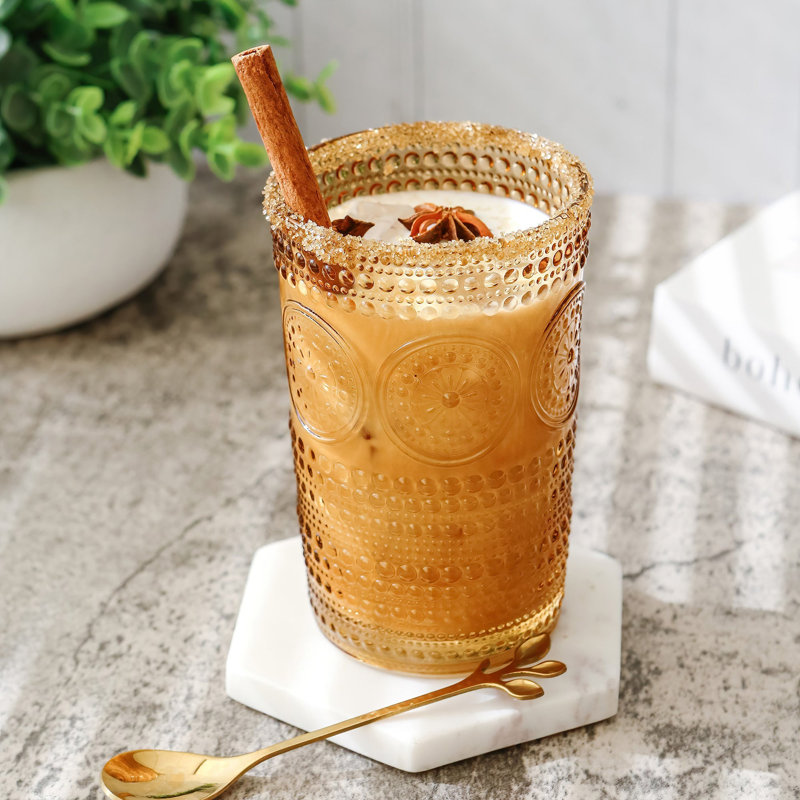 6 pièces 13 oz. Ensemble de verres en verre, Amver