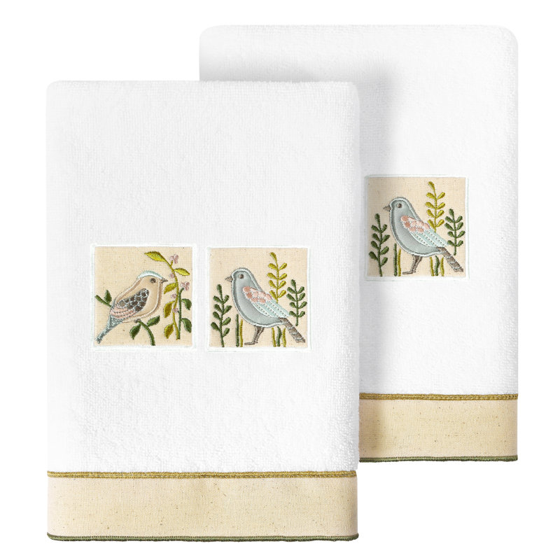 Turkish Cotton Hand Towel, White