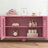 70.9" Modern TV Stand for TVs up to 75", Arched Fluted Glass Doors, 4 Drawers & Adjustable Storage, Multi-Use Sideboard-1654399420